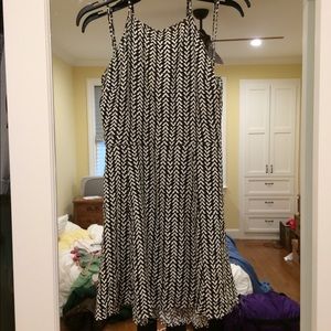 Backless mini skater dress